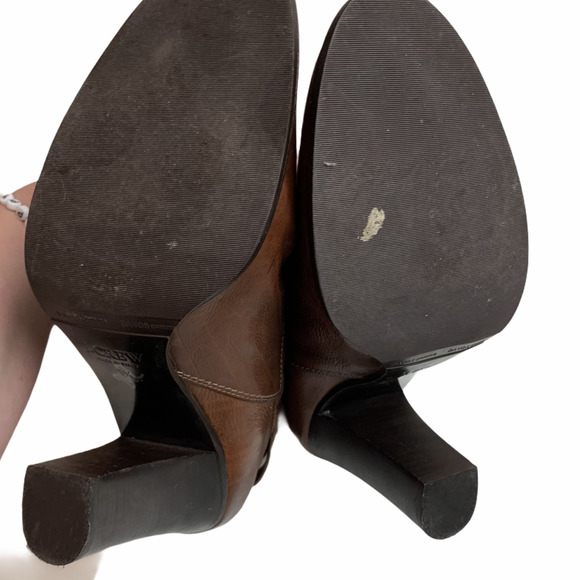 J. Crew Tenley Leather Mid Calf Boots 9.5 - Picture 5 of 8